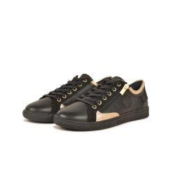 Pataugas JESTER/MIX F4I NOIR/DORÉ -Pataugas 628254 BASKET FEMME JESTER MIX F4H NOIR DORE 5 85ac9123 6bed 4796 86f8 a699064089d6