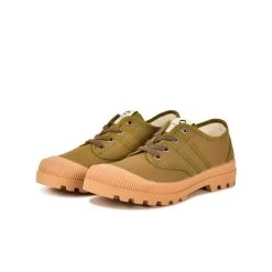 Pataugas AUTHENTIQUE L/T F2H VERT MILITAIRE -Pataugas BASKET FEMME OG L T F2H VERT MILITAIRE 5