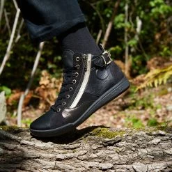 Pataugas PALME/MIX F4H NOIR/DORÉ -Pataugas F Palme F2H Noir 263b3c89 adce 4700 b3a0 84f3c78b417d